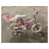 Girls 12 in bike- Missing one training wheel