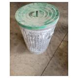 Galvanized Trash Can