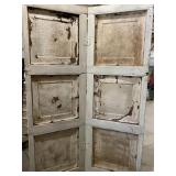 Room Divide with Tin Tiles