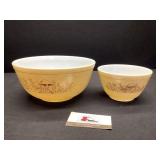 Pyrex Bowls #401 & #403