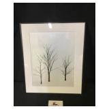 Framed Art Work - Trees