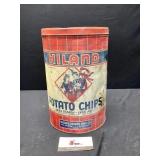 Hiland Potato Chip Tin