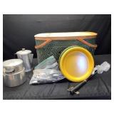 Picnic Basket & Camping Dishes