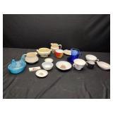 Nesting Chicken & Misc Glassware