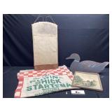 Metal Duck Decor, Feed Bag & Misc