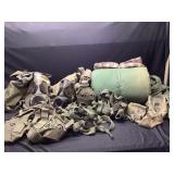 Military mask, Sleeping Bag & misc