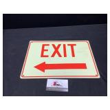 Metal Exit Sign