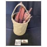 Canvas Bag w/ Stakes & Flags