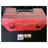 Red Tool box w/ Grinders
