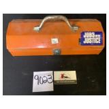 Orange Tool Box, Chisel, Spike