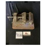 Vise on wood Platform