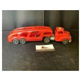 Vintage Truck & Car Hauler Toy