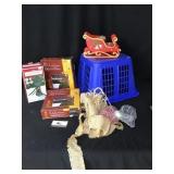 Basket w/ Net Lights & Misc