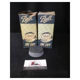 Two Boxes of Zinc Ball Mason Jar Caps