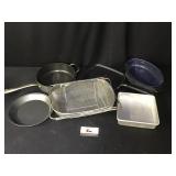 Enamel Rooster, Misc Pans