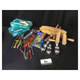 Wood Clamps, Nut Drivers, Tin Snips, Ax Head