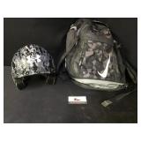 Nike Bat Bag & Underarmour Batting Helmet
