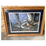 Framed Deer Print