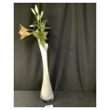 Vase w/ Artificial Flowers