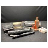 Grease Gun, Chevy Part, Bottle Jack & misc