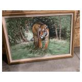 Tiger Painting - Framed