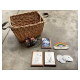 Basket, Iron, Wooden Plaques, Windchime