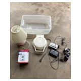 Waffle Maker, Binoculars, BP Cuff, Alarm Clocks,