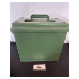 Green Plastic Ammo Box