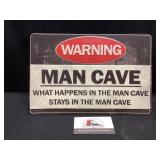 Warning Man Cave Sign