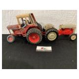 International 1586 and Ford tractor