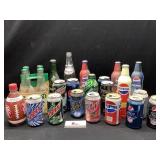 Pepsi Collector Bottles and Cans