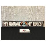 My Garage Metal Sign