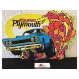 Road Runner Plymouth Metal Sign