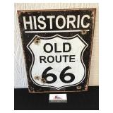 Route 66 Metal Sign