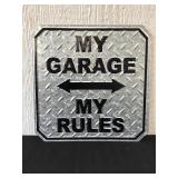 My Garage Metal Sign