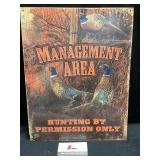 Pheasants Forever Metal Sign