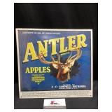 Antler Brand Metal Sign
