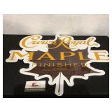 Crown Royal Maple Metal Sign