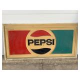 Pepsi Plastic Sign