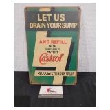 Castrol Metal Sign