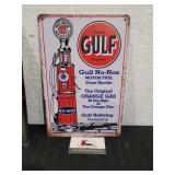 Gulf Metal Sign