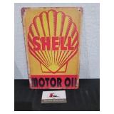 Shell Metal Sign
