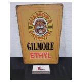 Gilmore Metal Sign