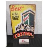 Castrol Metal Sign