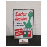 Sinclair Metal Sign