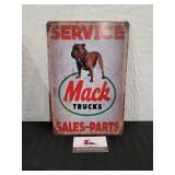Mack Trucks Metal Sign