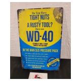 Wd-40 Metal Sign