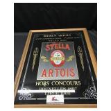 Stella Artois Mirrored Sign 27 x 20