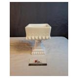 Milk glass planter/dish