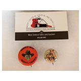 Roy & Trigger, Hoppalong Cassidy pins